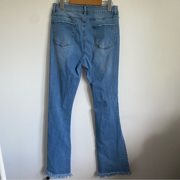WILLIAM Rast Flawless Flare Distressed Jeans in Light Denim • US 29 - Picture 5 of 13